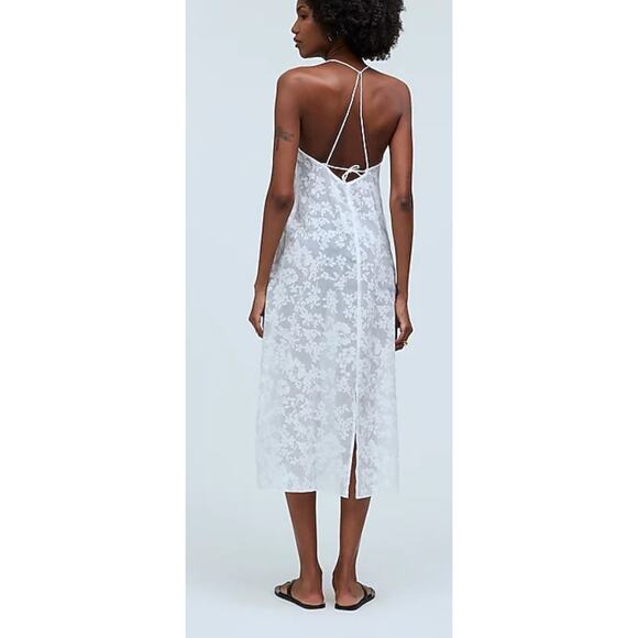 Madewell Floral Halter Cover-Up Midi Dress Size XXS NWT - Picture 4 of 9